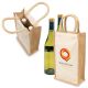 Eco Jute 2 Bottle Wine Bag